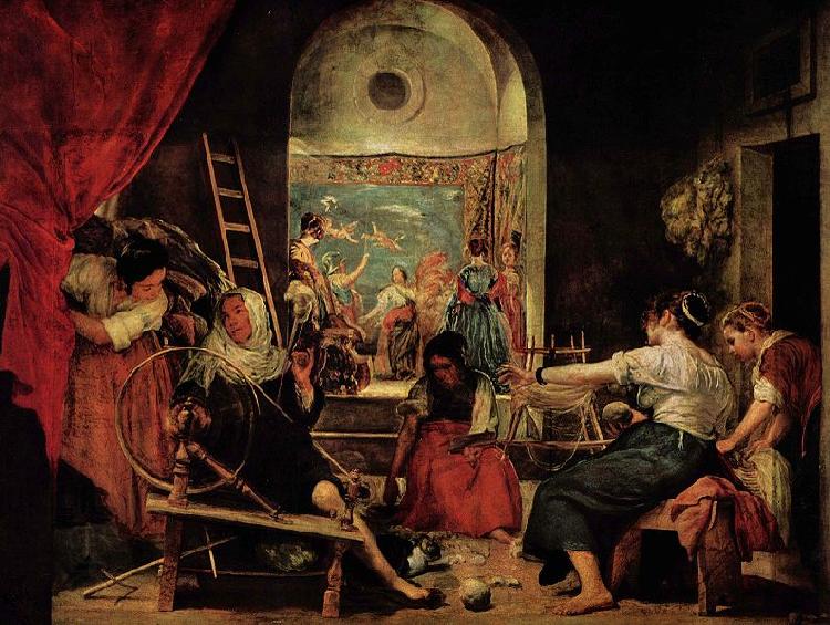 Diego Velazquez Die Spinnerinnen oil painting picture